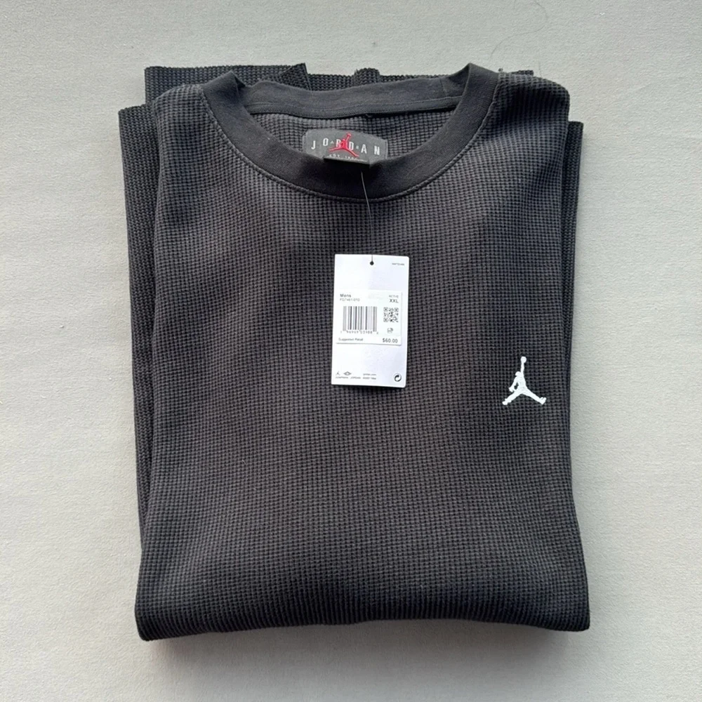 Air Jordan/ Black Long Sleeve Shirt Michael Jordan Size XXL T